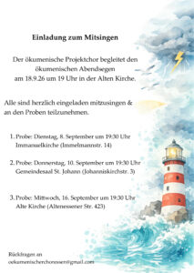 Plakat Projektchor