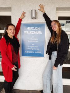 Die Mitarbeiterinnen des Zentrum 60+ Hövelstraße: Silke Wehly und Anna Meier.
