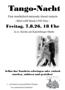 Plakat Tangonacht in Katernberg