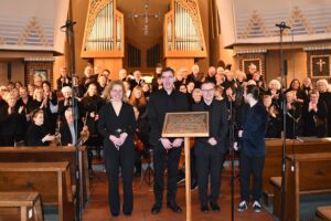 die vier Kirchenmusikerinnen und -musiker 